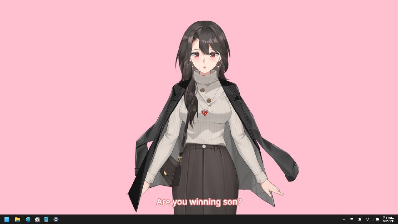 【不能让Steam好友发现】桌宠游戏《你的老母》将于第一季度上线Steam