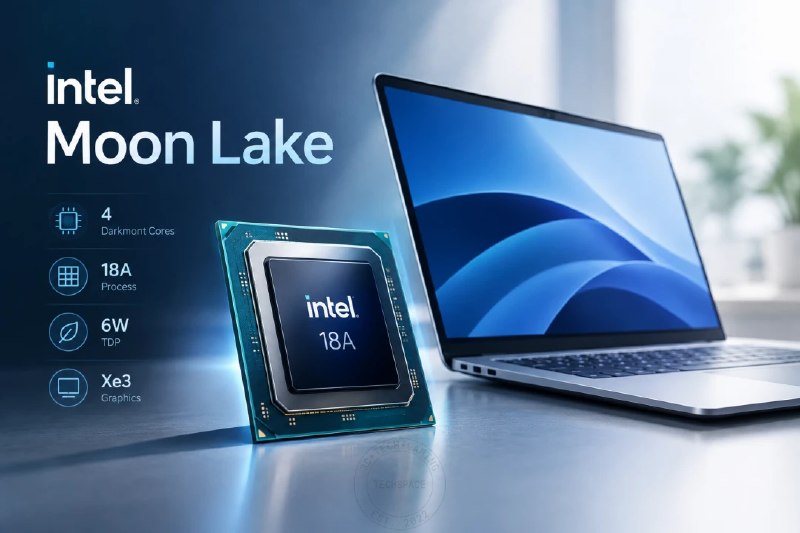 Intel Moon Lake 處理器曝光！入門筆電迎來 18A 製程與超省電 4 核心架構