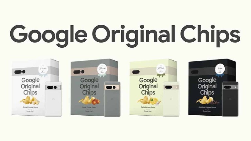 Google&nbsp;日本推限量版薯片&nbsp;&nbsp;&nbsp;宣傳&nbsp;Tensor&nbsp;G2&nbsp;處理器&nbsp;Pixel&nbsp;7&nbsp;手機