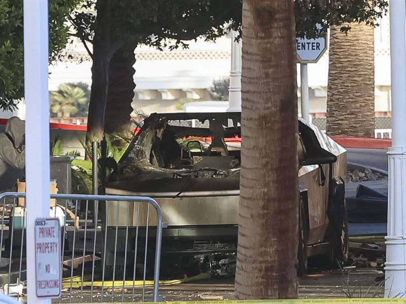 特斯拉Cybertruck在川普飯店外爆炸 至少1死7傷