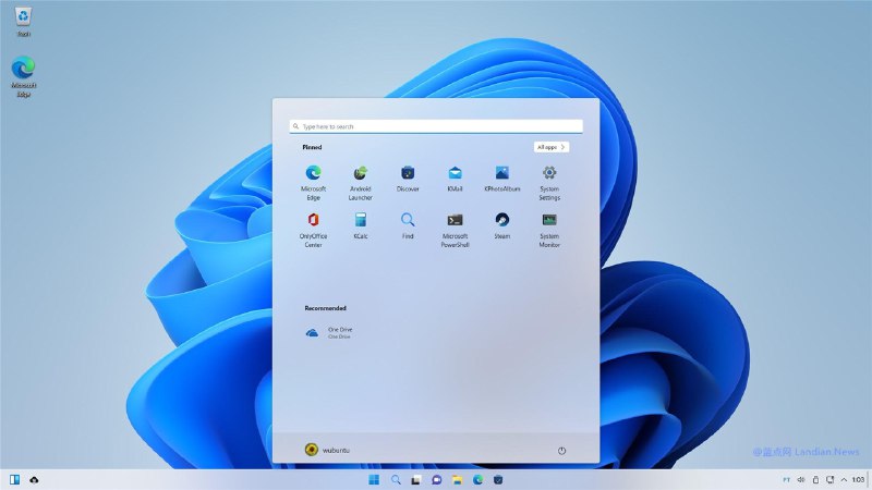 [奇怪的东西] Wubuntu：基于Ubuntu的Windows 11系统 支持安装exe – 蓝点网
