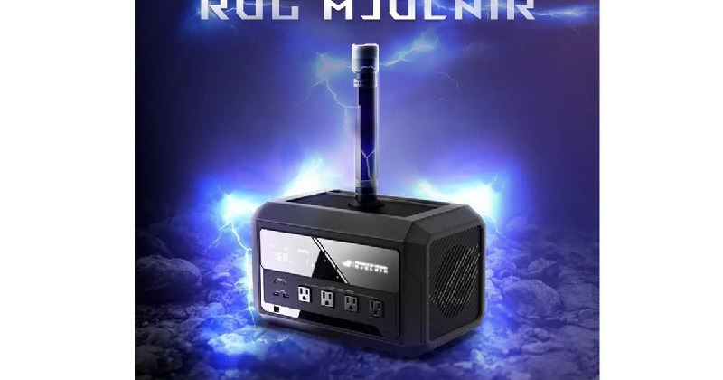 華碩ROG Mjolnir雷神之槌移動電源並非愚人節笑話，預告將在COMPUTEX 2024揭開全貌 #ROG Miolnir (213114) - Cool3c