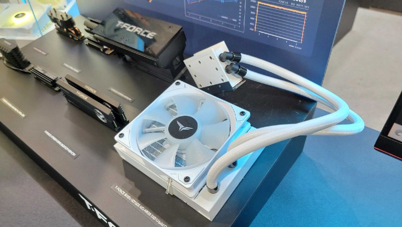 TeamGroup Unveils 120mm AIO Liquid Cooler For PCIe 5.0 SSDs