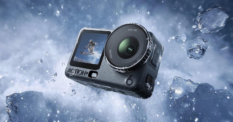 DJI Osmo Action 6 登場：運動相機也玩方形感光器和可變光圈