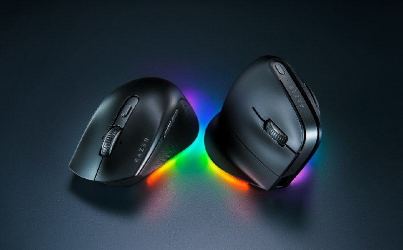 手腕救星！Razer 推出首款垂直滑鼠 Pro Click V2 Vertical Edition