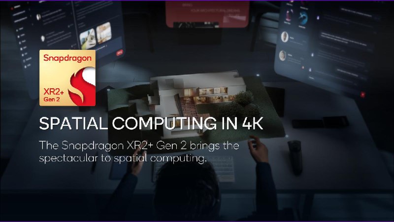 Snapdragon XR2+ Gen 2 是高通為 VR 裝置準備的升級款晶片，相比 XR 它支援更高解析度和更多相機