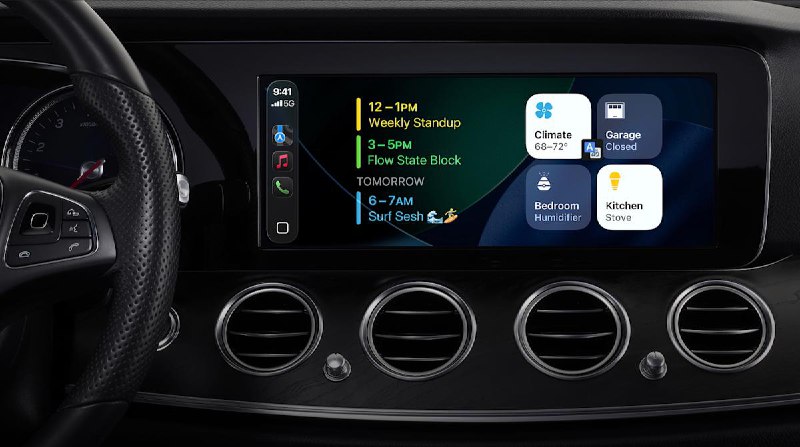 iPhone 用戶很快能夠以 AirPlay 的形式在 CarPlay 螢幕上觀看影片