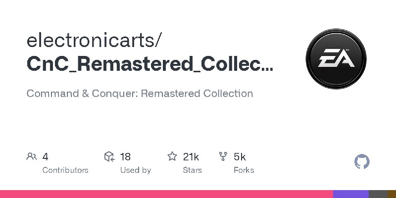 GitHub - electronicarts/CnC_Remastered_Collection: Command & Conquer: Remastered Collection