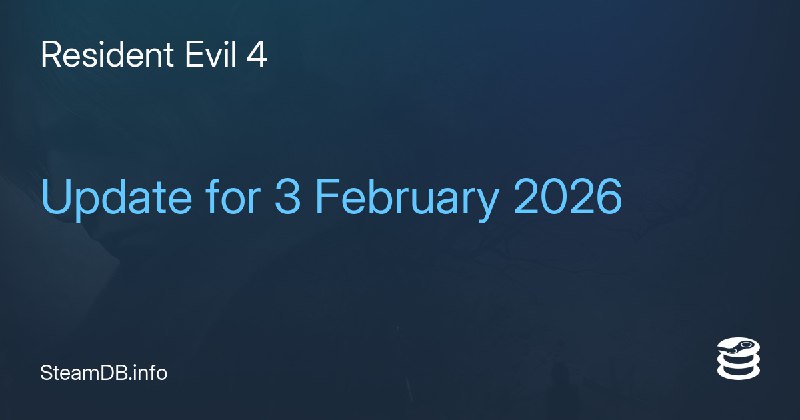 Resident Evil 4 update for 3 February 2026