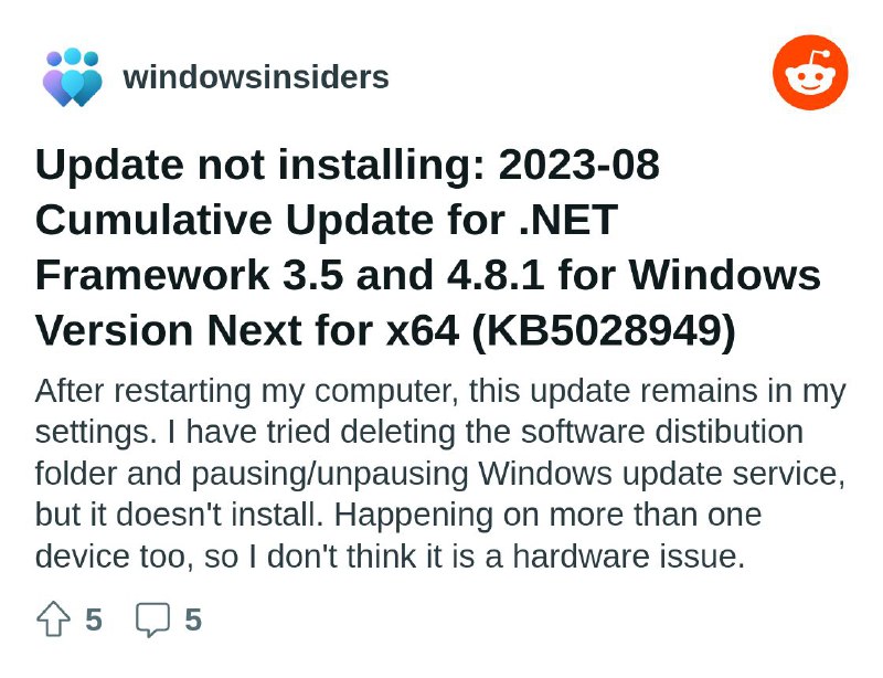 From the windowsinsiders community on Reddit