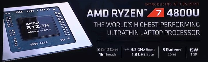 AMD Renoir Ryzen 7 4800U Gets Geekbenched