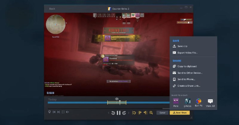 Steam 遊戲錄影已向所有玩家開放，支援時間軸標記輕鬆分享精彩時刻