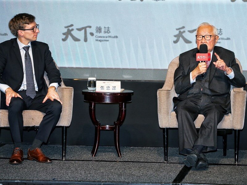 張忠謀：支持美國政策 讓中國半導體發展慢下來