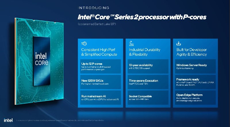 Intel發表鎖定嚴苛工業與醫療應用、最高12組P-core效能核心的Core Series 2處理器與醫療邊緣AI套件 | mashdigi－科技、新品、趣聞、趨勢