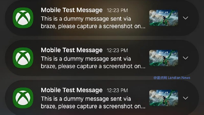 微软深夜通过Xbox应用推送海量测试消息 用户被迫直接禁用通知权限