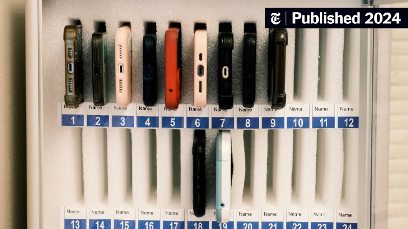 Why Schools Are Racing to Ban Student Phones (Published 2024)