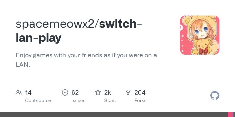 GitHub - spacemeowx2/switch-lan-play: Enjoy games with your friends as if you were on a LAN.