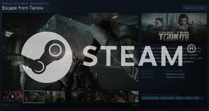 《逃离塔科夫》确认登录Steam平台，1.0将于11月推出