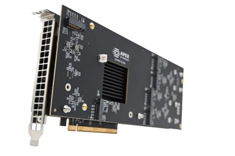 Apex Storage 推出 X21 扩展卡，可安装21块 M.2 SSD