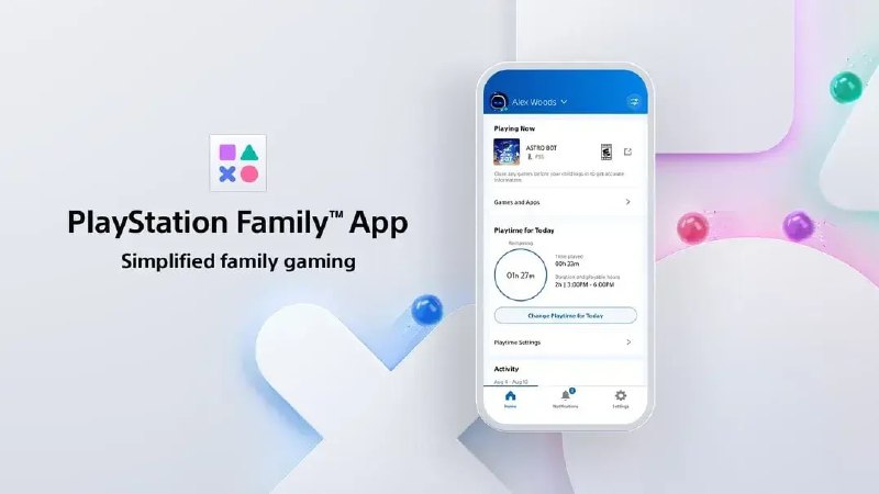 家长控制小管家：索尼推出PlayStation Family App