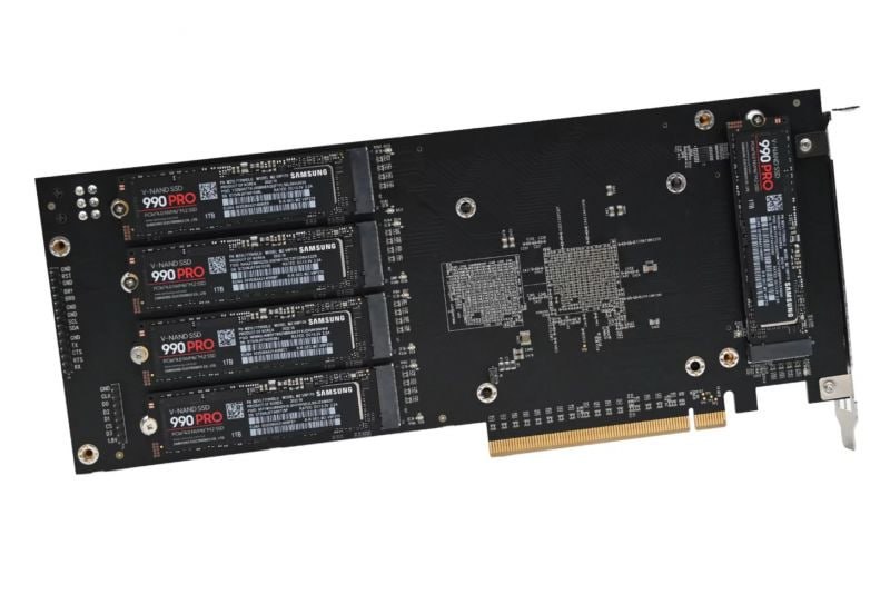 Apex Storage 推出 X21 扩展卡，可安装21块 M.2 SSD