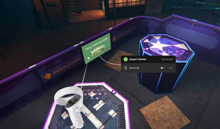 Facebook 将开始在 Oculus VR 设备中投放广告据 The Verge 报道，Facebook 宣布将开始测试在其 Oculus 虚拟现实设备的系统中投放广告