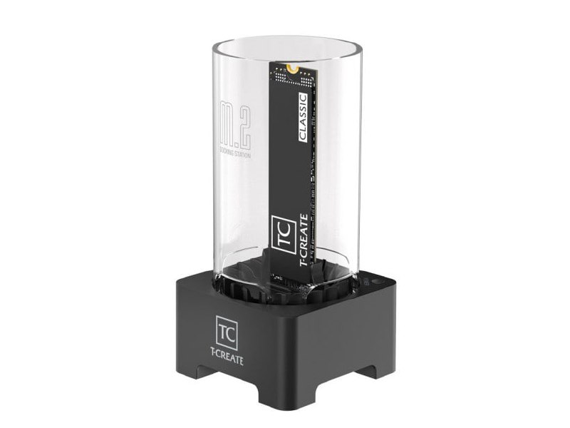 立式设计、透明外罩：十铨推出 USB 10Gbps 固态硬盘扩展坞 T-CREATE CLASSIC E31