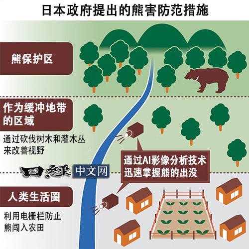 “熊出没”频伤人，日本动用 AI、无人机 防范在 日本，从冬眠中苏醒过来的熊伤人的事件开始增加