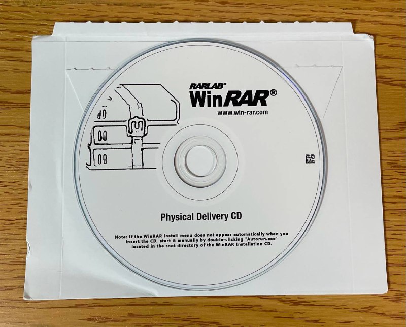 RARLAB 表示将不再通过光盘向用户发放 WinRAR