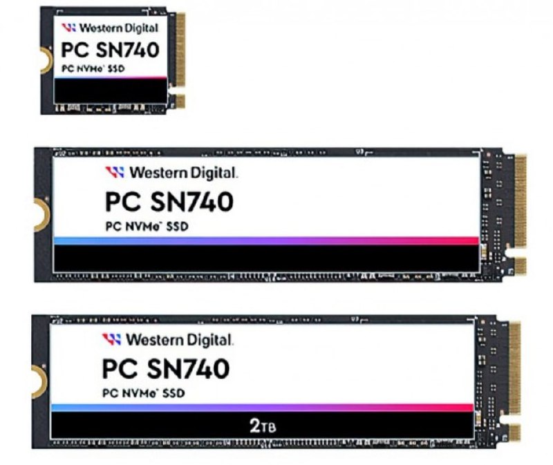 西部数据 SN740 固态硬盘发布：速度提高 50%，最大容量 2TB，有 M.2 2230 规格