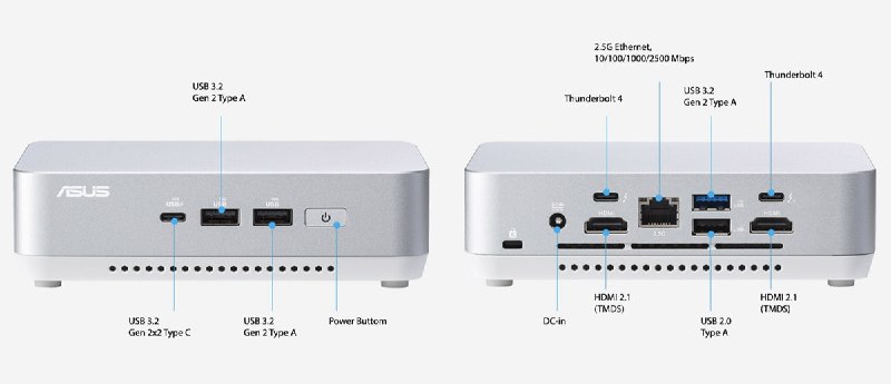 华硕推出NUC 14 Pro系列，最高可选酷睿Ultra 9，配双雷电4接口