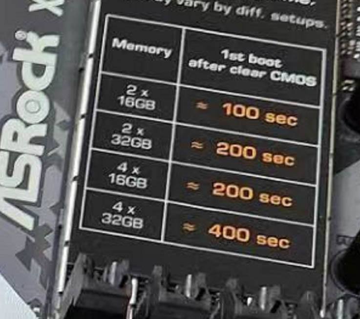 华擎 X670E 主板首次启动时间最长达6.7分钟，不知道是个案还是通病现在的电脑开机首次启动BIOS要检查的东西比较多，所以会稍微慢一点，但AMD新的AM5平台的首次启动速度可能会比现在的平台都要慢不少