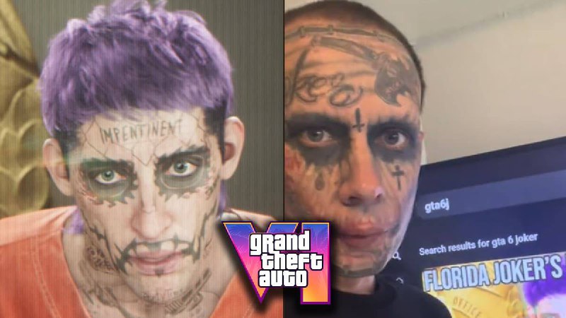 “佛州小丑”向R星索要200万美元：“GTA6 用了我的外形！”《GTA 6》的首支预告片里出现了一个脸上满是纹身的NPC角色，大家普遍认为这名角色是以现实真人 Lawrence Sullivan 为原型设计的
