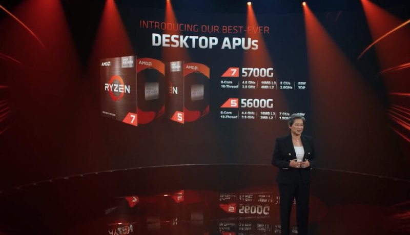 AMD R7 5700G、R5 5600G APU 发布：搭载 Zen 3 核心，售价 259 美元起