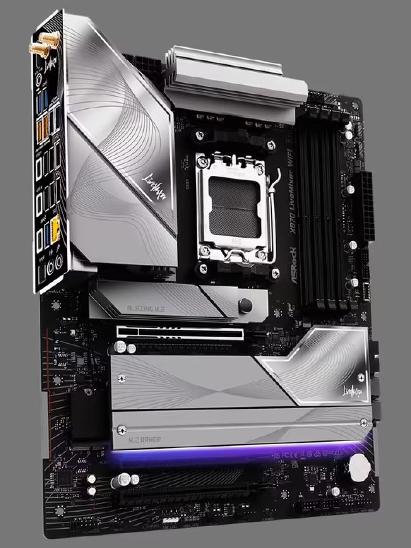 25 个 USB 接口，华擎 X870 LiveMixer WiFi 主板海外 229 美元上市