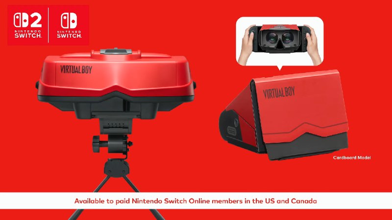 任天堂 Virtual Boy 经典游戏明年 2 月登 NSO 库，玩家需额外购买 Switch VR 头显配件 - IT之家Virtual Boy 任天堂经典宣布将登陆Switch/Switch 2 平台会员服务