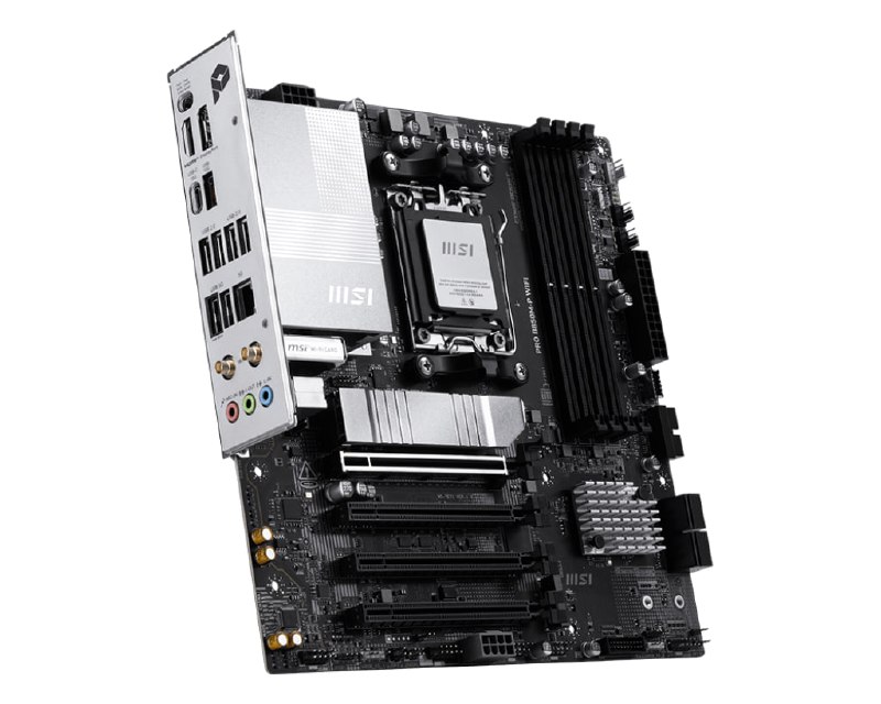 微星推出 PRO B850M-P WIFI 主板：四条全长 PCIe、MATX 大小，1099 元