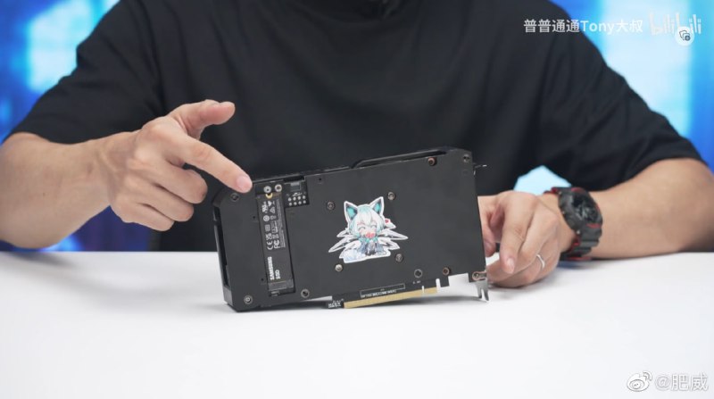 华硕 在开发一款概念显卡，RTX 4060 集成 M.2 SSD 插槽