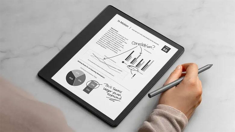 亚马逊 发布全新 Kindle Scribe，带触控笔和 10.2 英寸大屏16GB 带基本款触控笔 $34016GB 带高阶款触控笔 $37032GB 带高阶款触控笔 $39064GB 带高阶款触控笔 $420