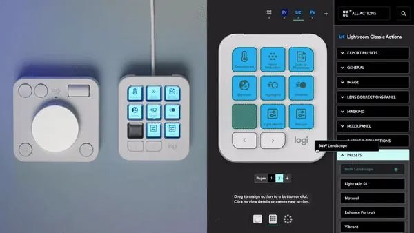 罗技 推出 MX Creative Console 外设套件：设计师的创意搭档，售价 200 美元