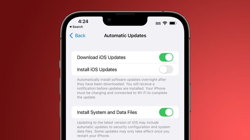 苹果 iOS 16 安全修复不需要完整系统更新，将独立自动安装