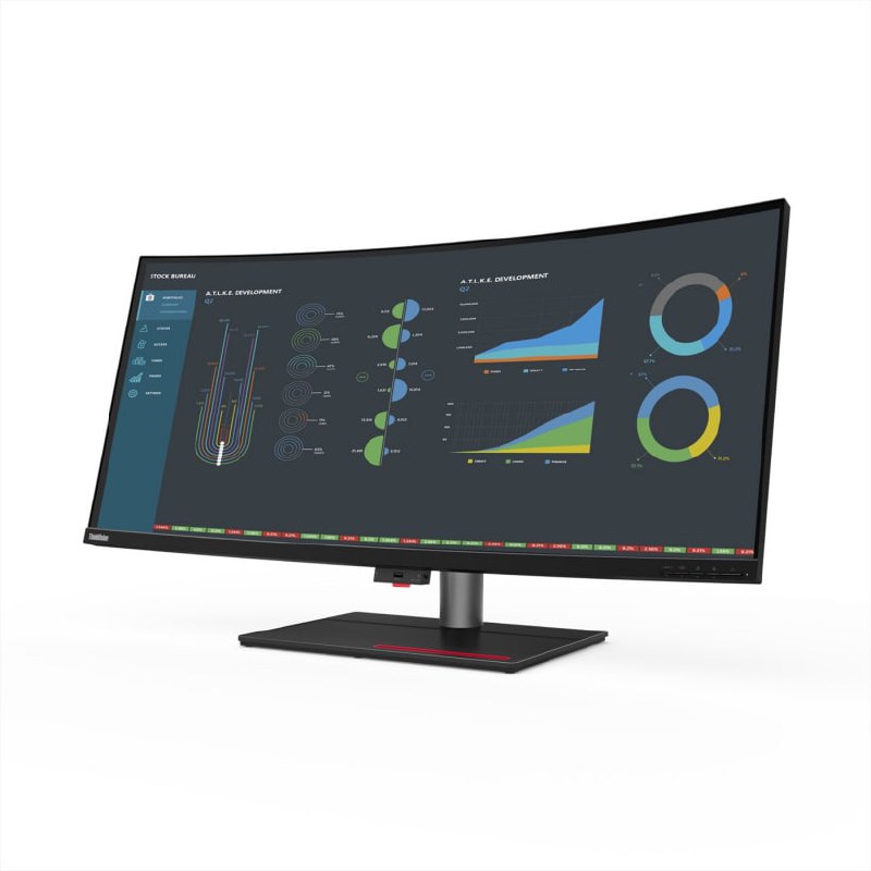 联想推出 5K 带鱼屏显示器 ThinkVision P40W，首发 8499 元