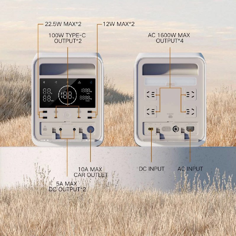 小米推出米家户外电源 1000：支持 1600W 大功率电器，首发 4499 元