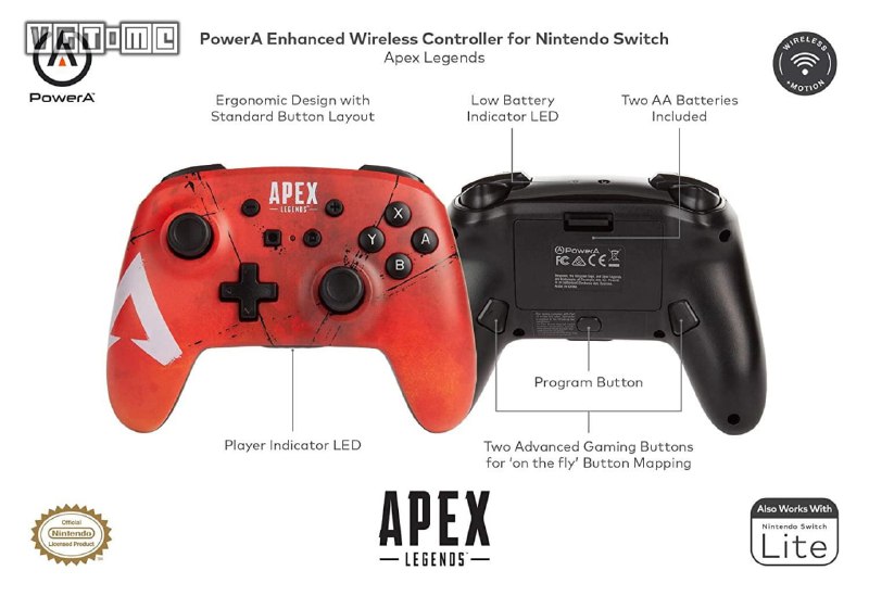 《Apex英雄》3月登陆Switch，PowerA联动手柄公布