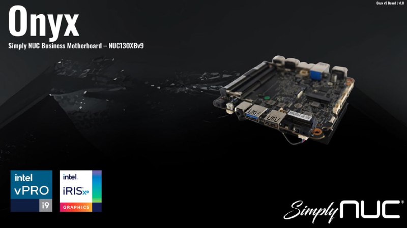 Simply NUC 推出 Onyx 主板：最高支持酷睿 i9-13900H，起售价 619 美元