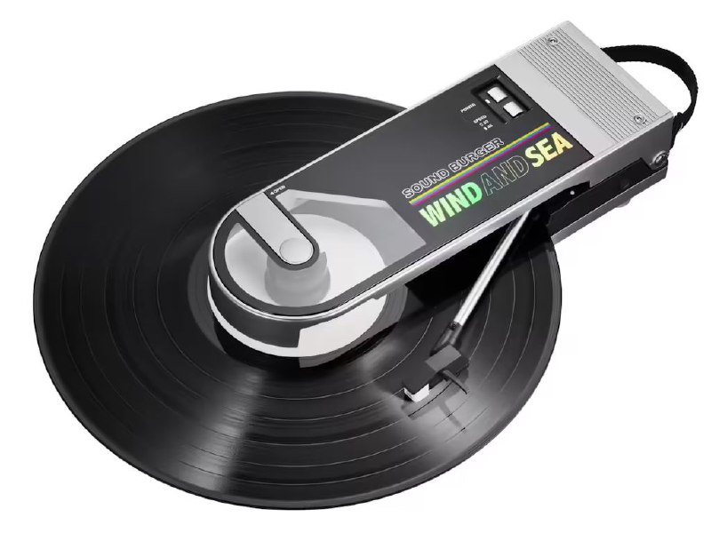 铁三角与 Wind and Sea 合作推出限量版 Sound Burger 便携黑胶唱机 ========你这角磨机还能播黑胶的啊