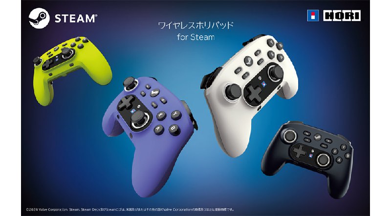 Hori 发布 Steam 专用手柄，已获得 Valve 官方授权