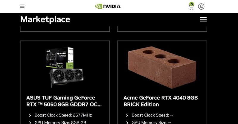 NVIDIA 官网公然上架“RTX 4040 砖头版”