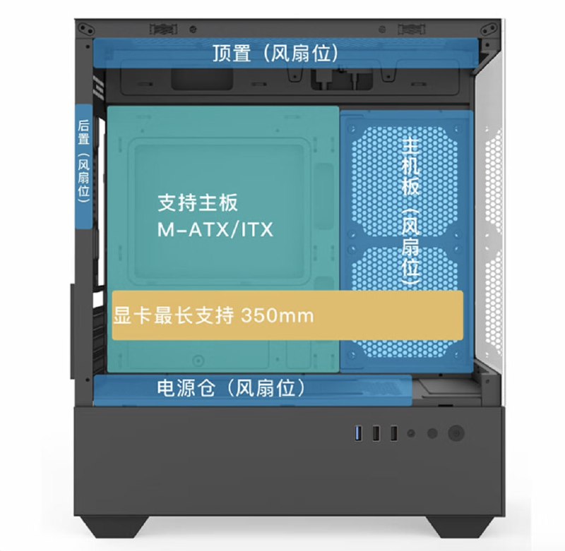影驰推出魅影 mini 机箱：无立柱双面玻璃，169 元