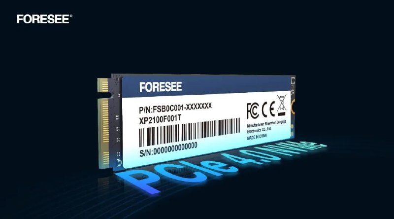 江波龙发布旗下首款 PCIe Gen 4×4 SSD，最高 5300MB / s